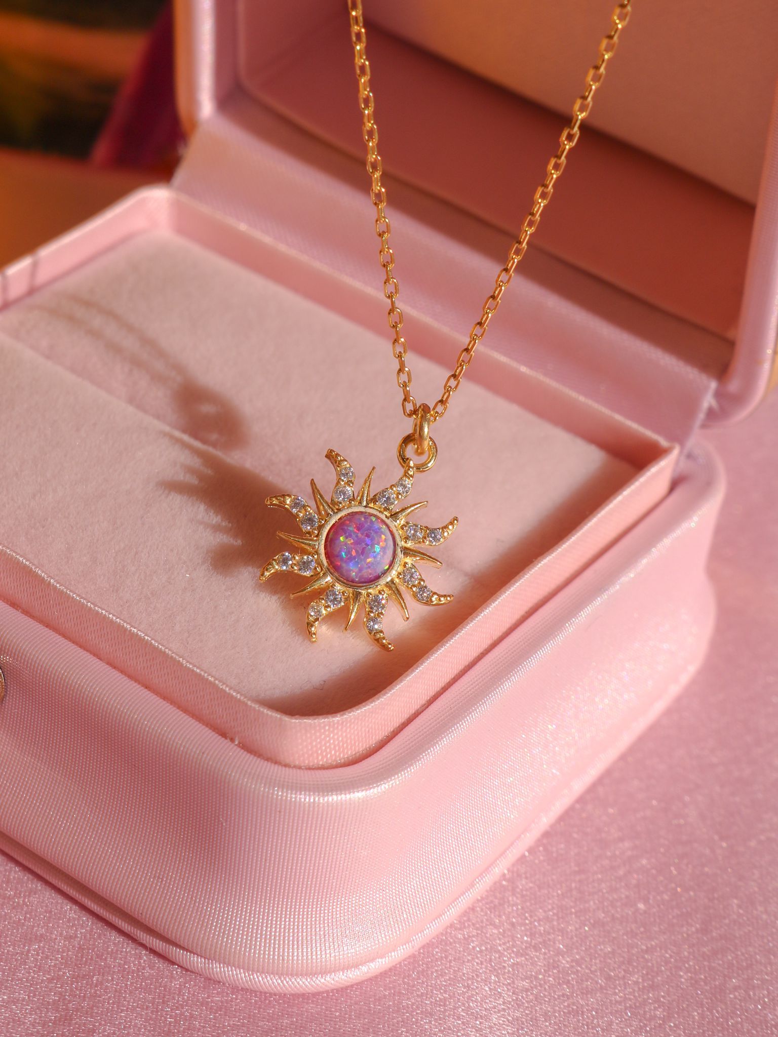 The Sun Necklace in Sterling Silver 925 – Bellaviva Jewelry
